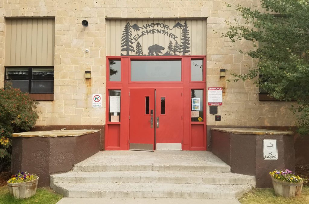 victor elementary entrance